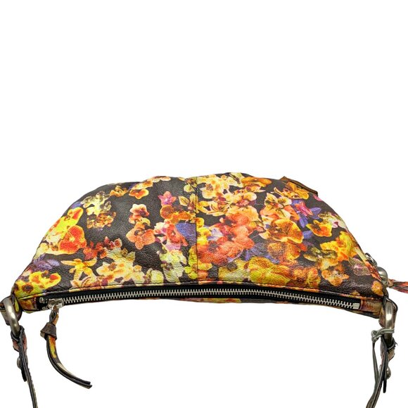 HOBO The‎ Original Phoebe Autumn Orchards Leather Shoulder Bag - Picture 4 of 10